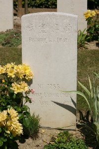 Tincourt New British Cemetery - Tsai Ho Hsiu, 